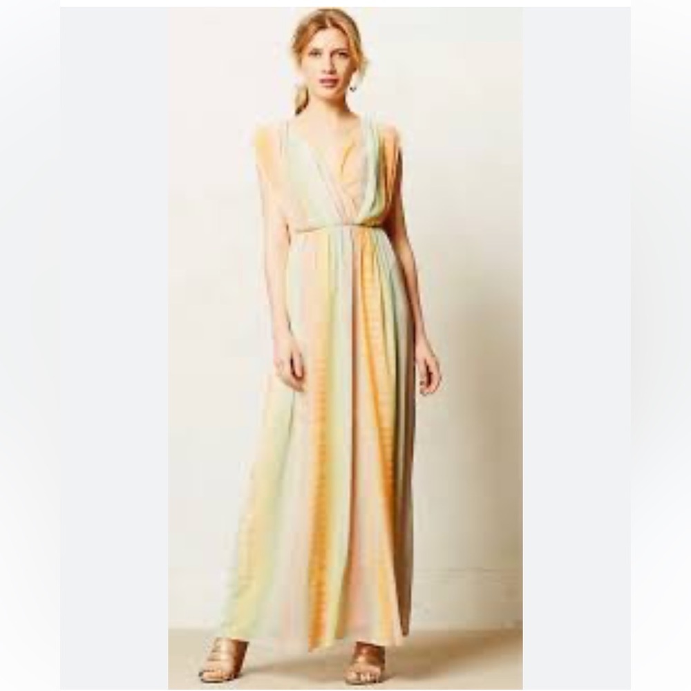 Vintage Anthropologie tie dye maxi